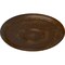 Ekena Millwork Odessa Bead & Barrel Ceiling Medallion (Canopies up to 5"), 19 3/4"OD x 1 3/8"P, Root Beer Crackle CM20ODRBC - alternate 2